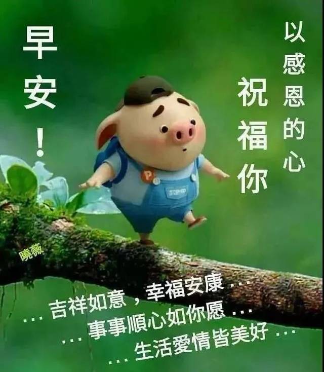 秋天早上好表情包 早上好动画图片2019