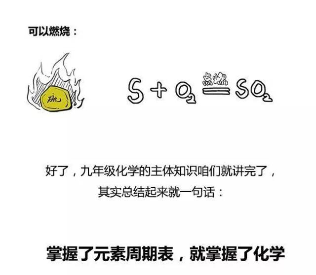 一组漫画助你学习"初中化学"知识,开学必看!