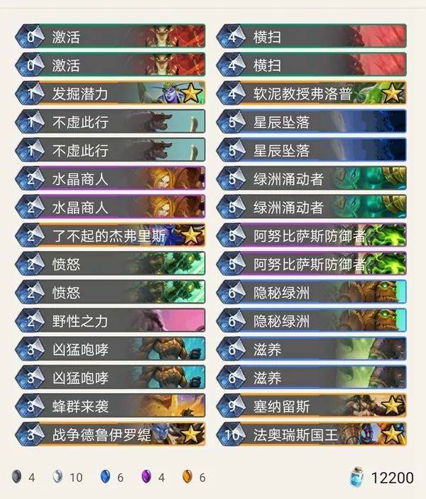 外服卡组推荐:登顶任务德\/登顶节奏贼\/登顶打脸