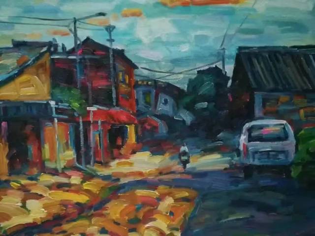 万千风景入画图——东北画家陈一苇和他的建水风景画