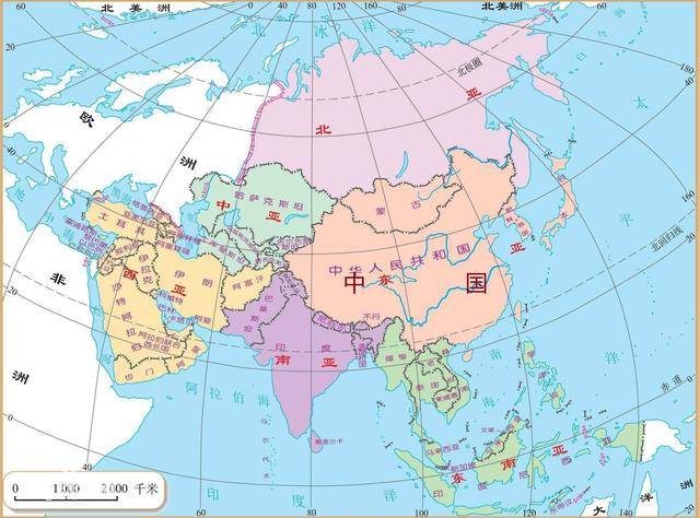如何描述中国的"地理位置",地处北半球东半球亚欧大陆