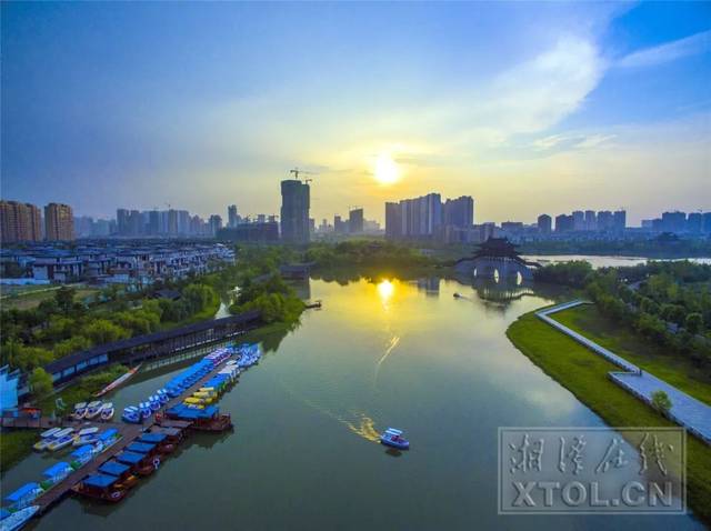 1953年,湘潭市第一次城市规划时,还没有系统的环境保护观念,但在规划