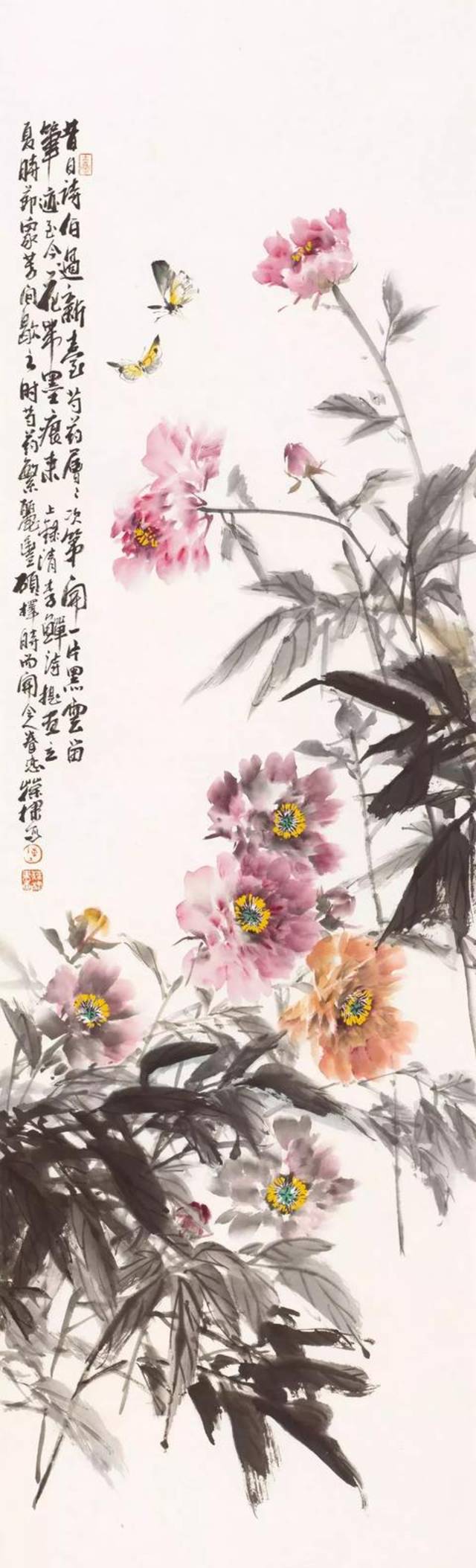 师从花鸟画艺术大师王雪涛,北京文史研究馆馆员陈葆棣花鸟画作品