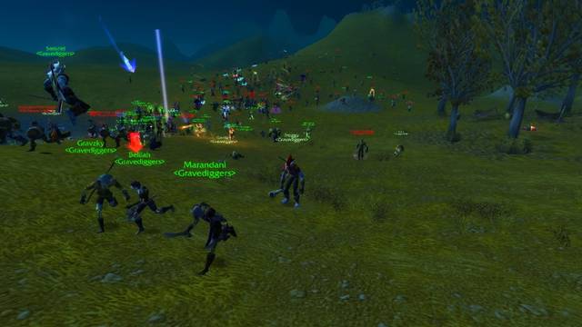 魔兽世界怀旧服第三天老外在RP服 举行了一场