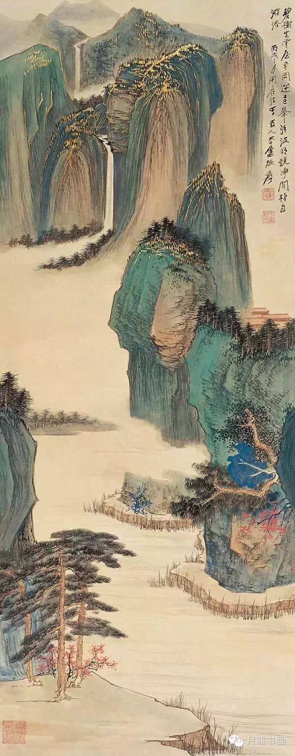 张大千和他的青绿山水(代表作60幅高清撷藏)