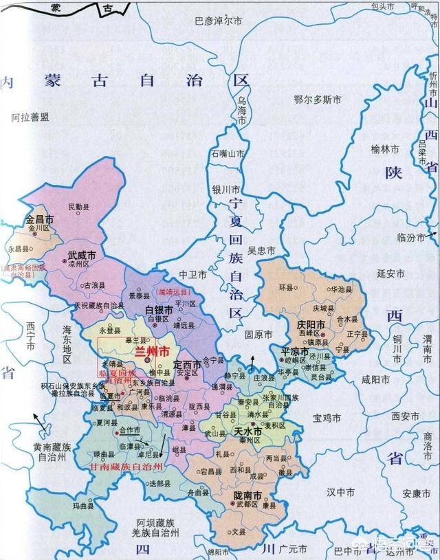 庆阳,天水,平凉三市将来有可能划分至陕西吗?