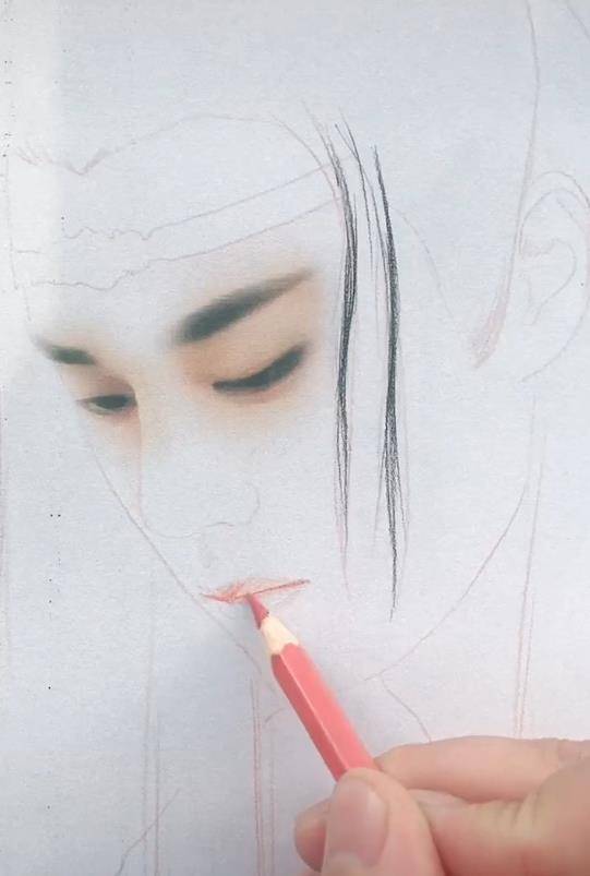 美术生手绘王一博,成画酷似本尊,粉丝:这忧郁的表情谁