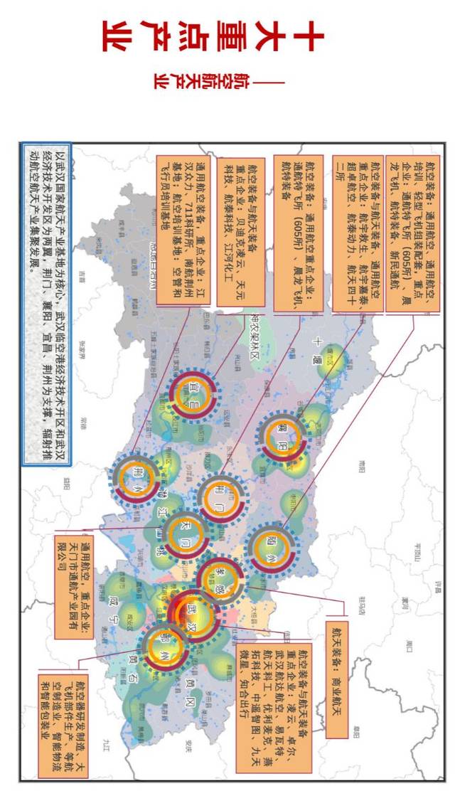 百家产业集群分布图