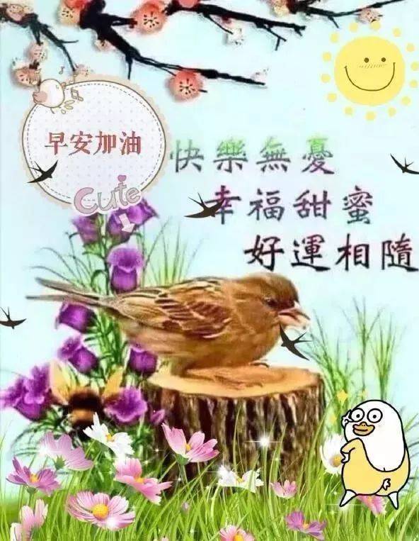 2019年早上好图片祝福句子 微信早上好问候语表情包