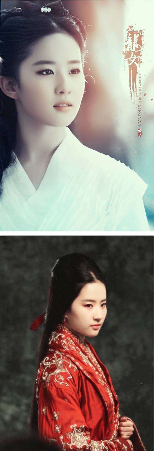 韩国人评选的中国十大穿古装最美女星排行榜,是你认可