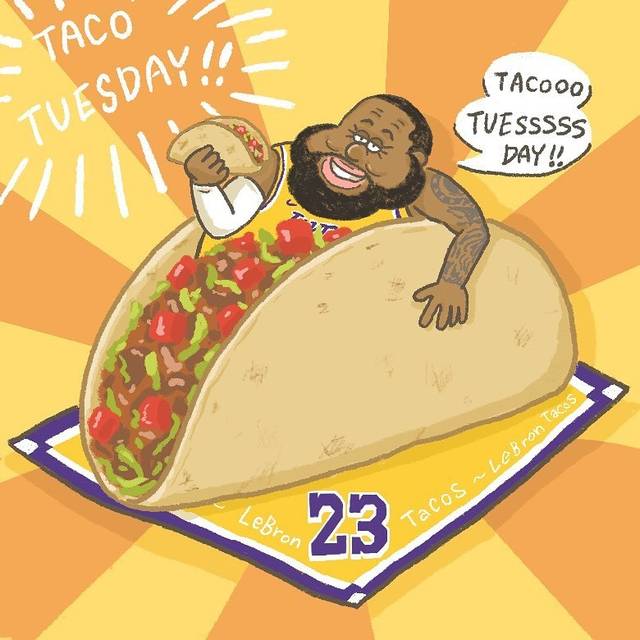 老詹魔性的每周"taco tuesday"短视频让人印象深刻,也让老詹成为了新