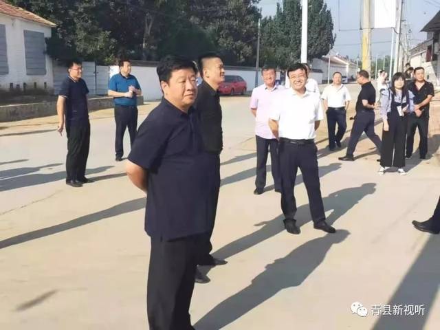 青县新兴镇迎来县委书记李国钧带队实地观摩