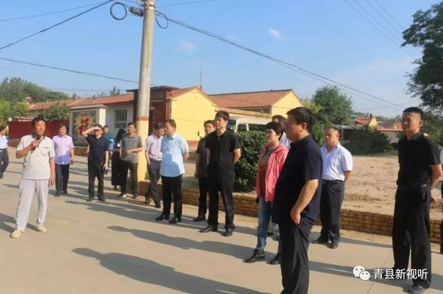 青县新兴镇迎来县委书记李国钧带队实地观摩