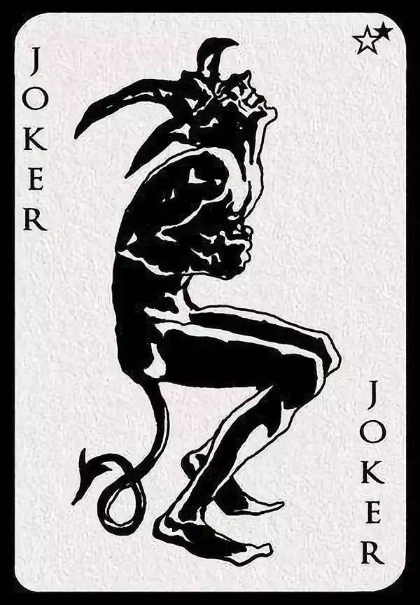 一是小丑joker的名字,这来自扑克牌中的"鬼"牌.