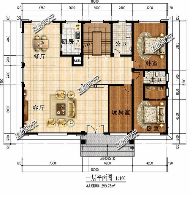 建房说二层新中式农村别墅设计图