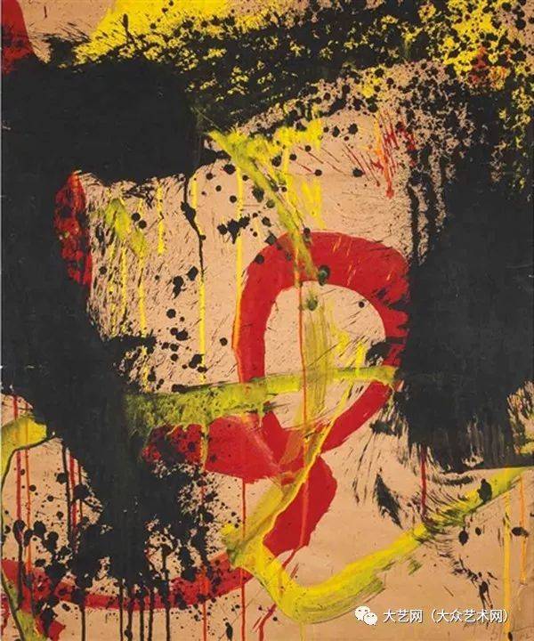 —— 美国抽象派画家 norman bluhm 抽象表现主义绘画作品