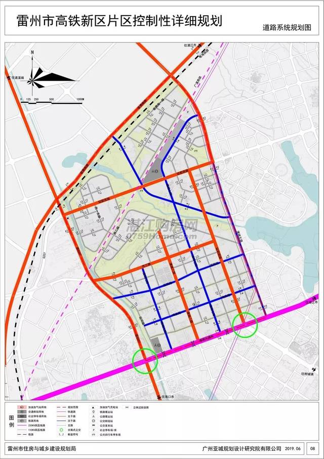 来源:湛江购房网,雷州市自然资源局 雷州市雷州龙游湖高铁新区国道