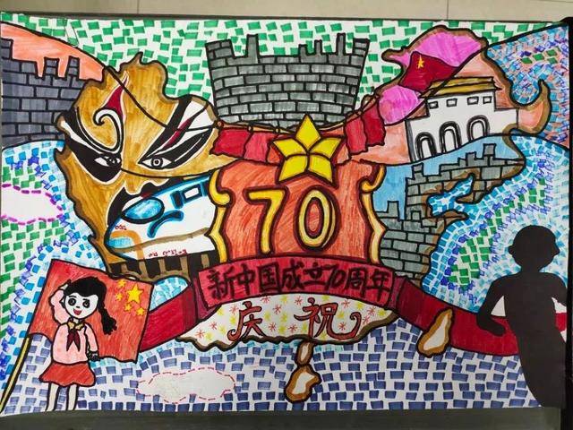 绘画组 | "庆祝新中国成立70周年"青少年主题书画大赛投票通道正式