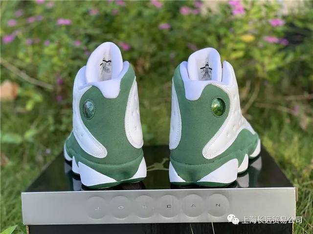 air jordan 13 pe 乔13 aj13 雷阿伦 白绿 篮球鞋