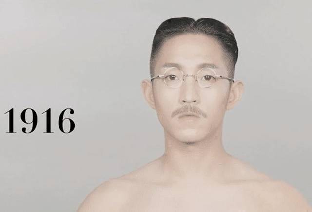 原创小伙展示中国男人一百年发型变化,民国最儒雅,杀马特时期最霸气