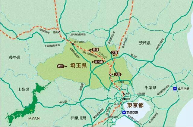 大东京都市圈图片来源:埼玉县政府官网