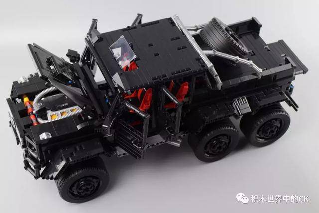 深圳雷尔积木 le-j901 科技系列 6x6 land cruiser