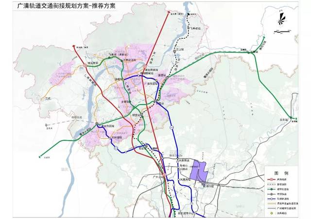 重磅狮岭将有地铁花都区5条地铁现身马鞍山公园站将有3线换乘