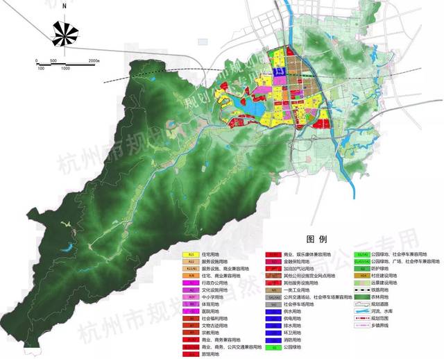 萧山戴村镇控规出炉,打造"国际花园宜居城,都市休闲服务地"