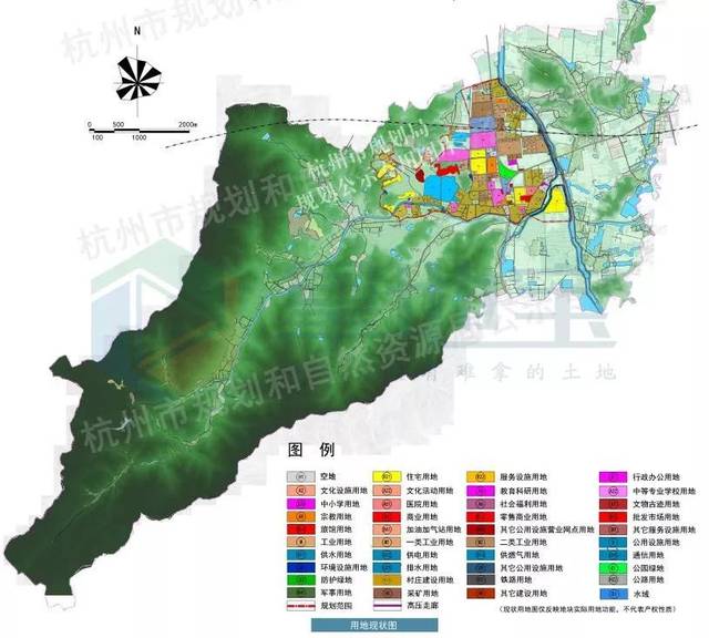 【规划】萧山区戴村镇全域控制性详细规划(草案)公示,建设"国际花园