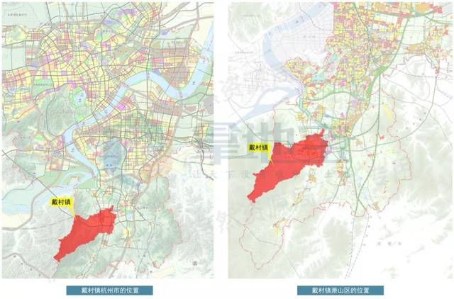 【规划】萧山区戴村镇全域控制性详细规划(草案)公示,建设"国际花园