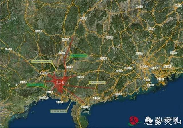 《广西高速公路网规划》帯来重大机遇 灵山将建成"三横两纵"高速公路