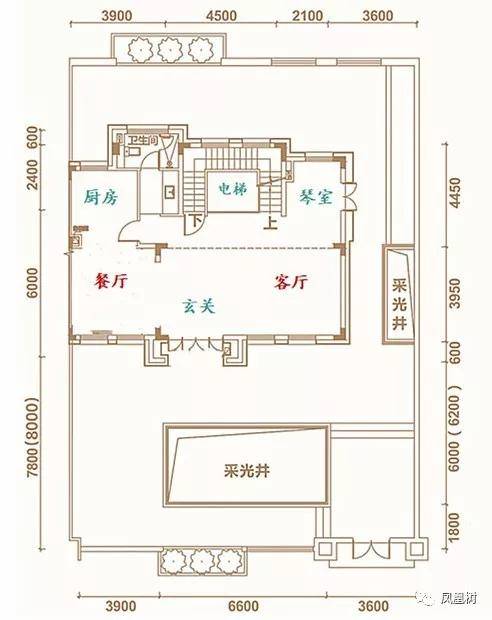 四水归堂平面图,现代四水归堂造型,四水归堂建筑图片_大山谷图库