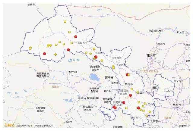 不止是张掖,甘肃历史上大地震曾多次发生.