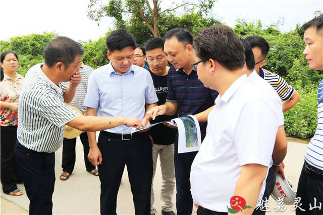 刘钦调研大浦高速公路灵山段建设