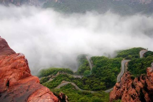 国庆伏羲山2日 || 十一自驾伏羲山大峡谷,红石林2日游 ,激情挑战世界
