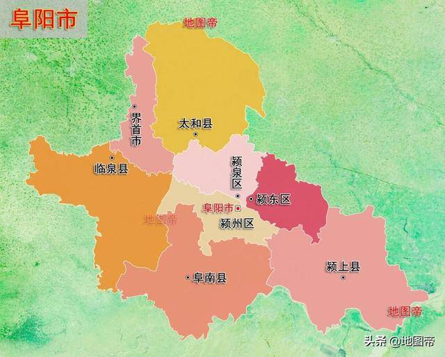 17张地形图,快速了解安徽省各地级市
