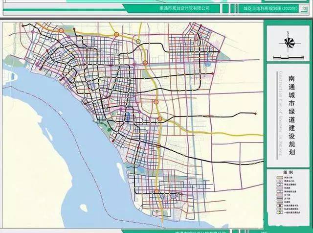 的公开文本文件中,附有一张《南通轨道交通规划图》,并且提到南通未来