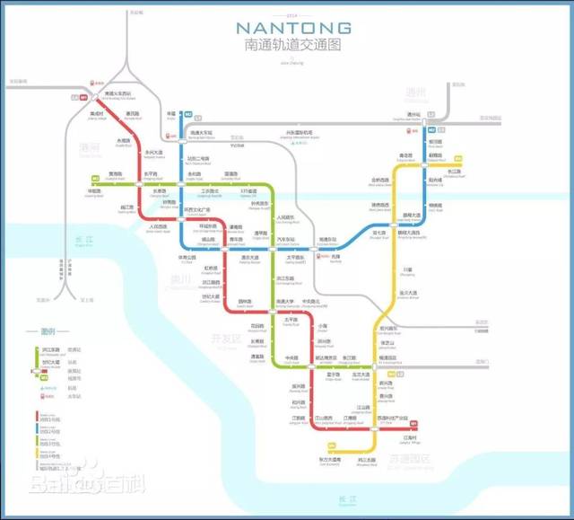 南通地铁运营线路图曝光!看看离你家有多远?(含最全规划图)