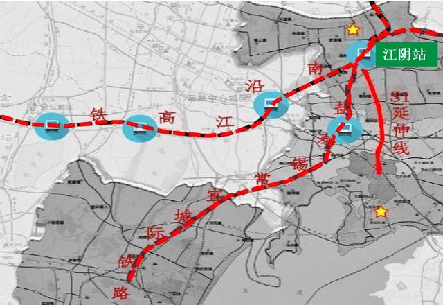 线路起于起于江阴外滩,接入无锡地铁1号线堰桥站,与其贯通运营.