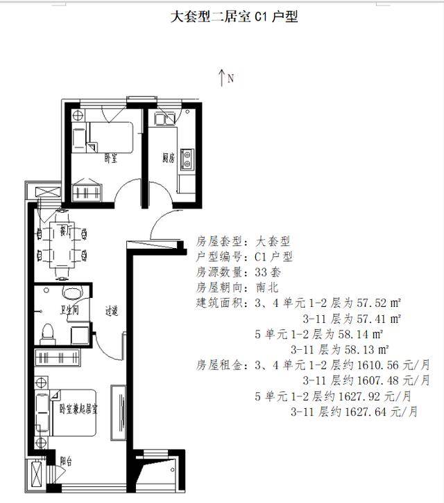 还有5天!通州最新一轮公租房快速配租!附户型图