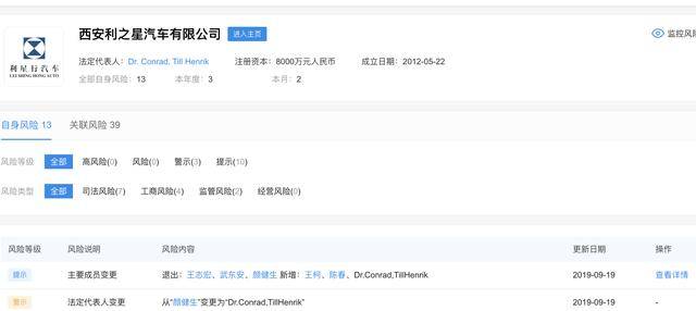 奔驰女事件后,西安利之星老板疑出清21家公