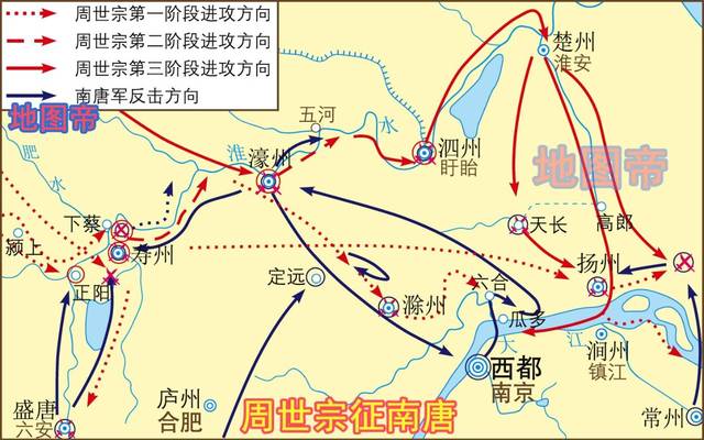 五代梁唐晋汉周,谁的地盘最大,谁的地盘最小?