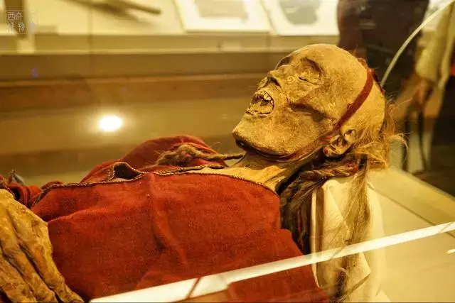 新疆出土婴儿干尸双眼穿石鼻塞绒毛专家说至今未能破解