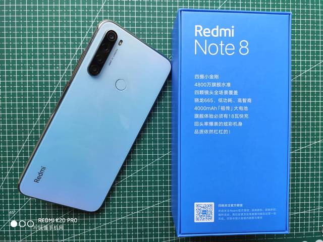 红米redmi note 8皓月白版开箱:千元4800万四摄小金刚