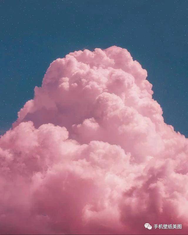 朋友圈背景图ins,超唯美封面图粉色天空