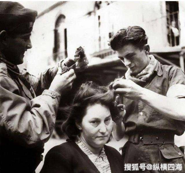 二战德国战败, 数万法国女人被割掉一珍贵东西, 游街示众