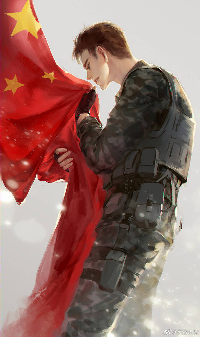 壁纸| 新中国成立70周年 向军人致敬! 愿一生守护国旗