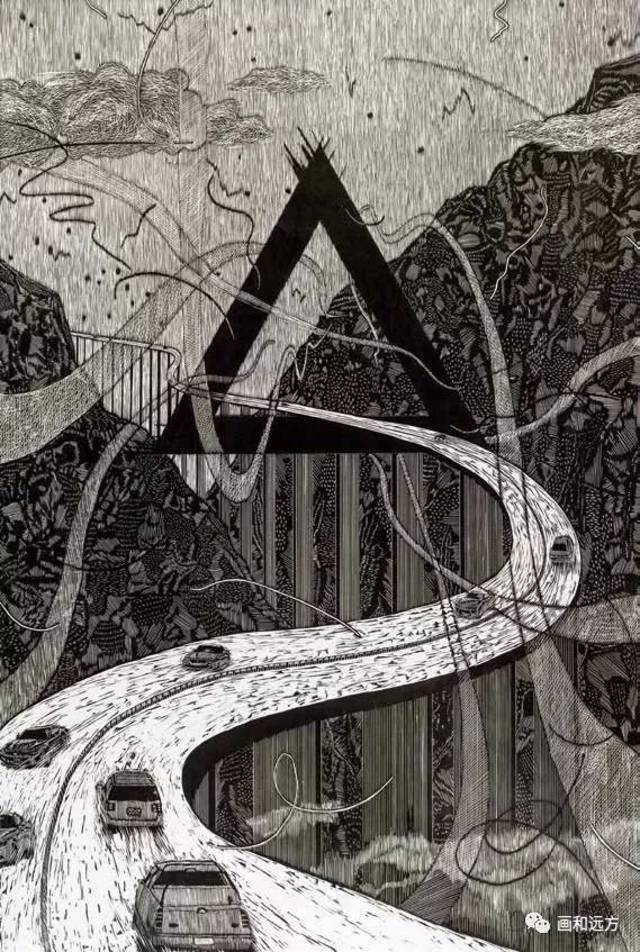 镜像系列组画 刘思颖 80cm×100cm 铜版
