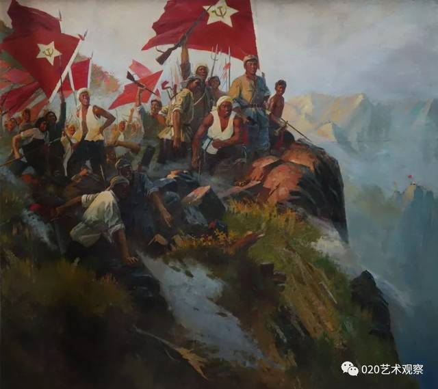 闪光的足迹广州艺术博物院藏革命历史题材美术作品展
