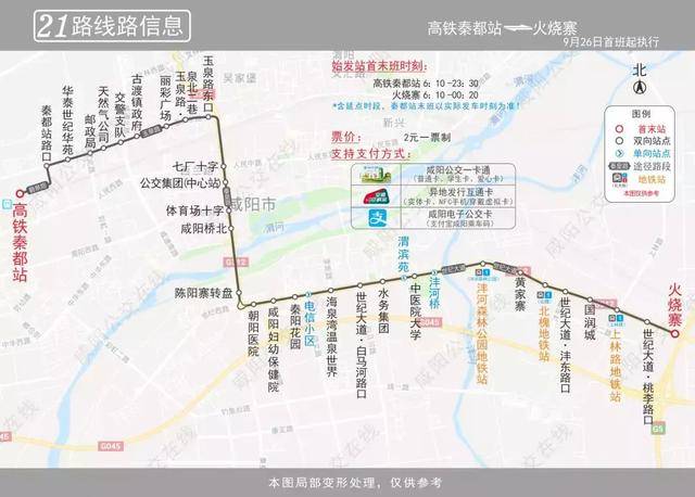 今天起咸阳1321等多条公交线路调整了直通西咸客运枢纽站